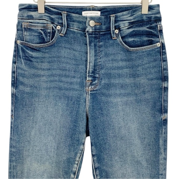 Good American Good Legs Distressed Jeans Size 29 - Picture 4 of 9